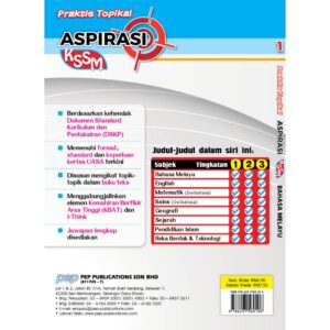 Aspirasi Praktis Topikal ( Tingkatan 1 - 8 Subjek ) - Sekolah Menengah
