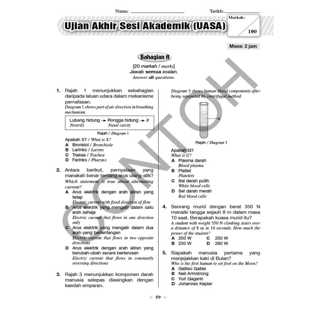 Aspirasi Praktis Topikal ( Tingkatan 3 - 8 Subjek ) - Secondary / Sekolah Menengah