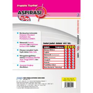 Aspirasi Praktis Topikal ( Tingkatan 3 - 8 Subjek ) - Secondary / Sekolah Menengah