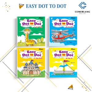 Easy Dot to Dot ( Number / Alphabet ) - Kindergarten / Tadika