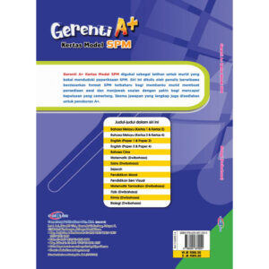 Gerenti A+ Kertas Model SPM Biologi (Dwibahasa)
