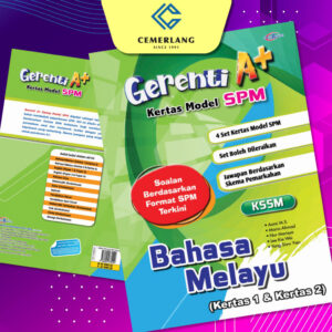 Gerenti A+ Kertas Model SPM BM (Kertas 1 & Kertas 2)