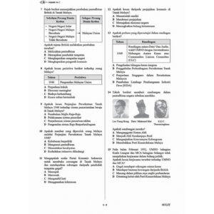 Gerenti A+ Kertas Model SPM Sejarah