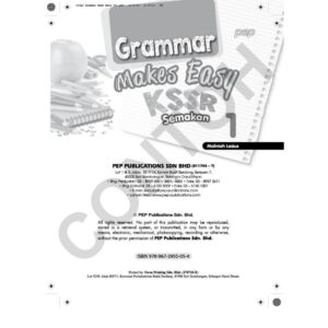 Grammar Makes Easy ( Year 1 - 6 )