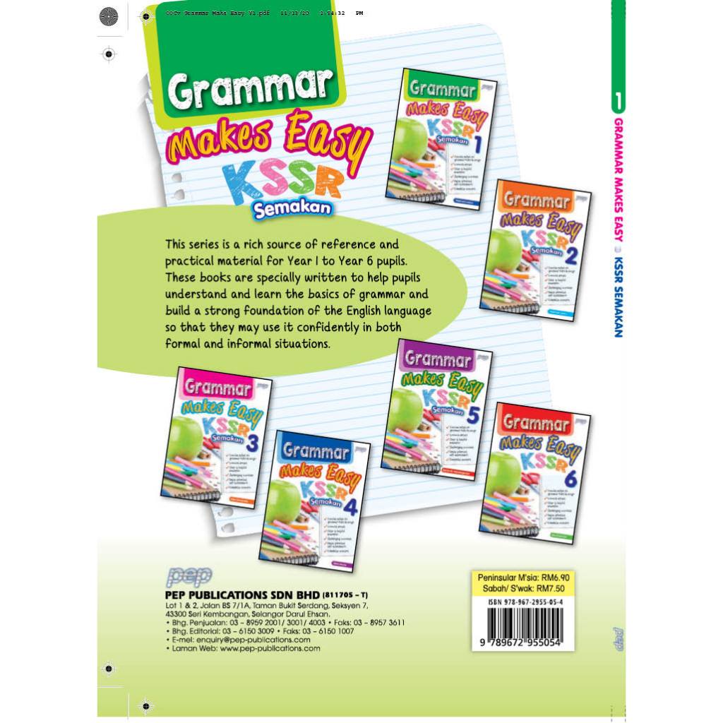Grammar Makes Easy ( Year 1 - 6 )