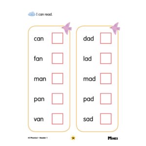 Hi Phonics! ( Reader / Activity Book - 1 to 4 ) - Kindergarten / Tadika