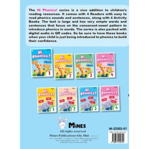 Hi Phonics! ( Reader / Activity Book - 1 to 4 ) - Kindergarten / Tadika