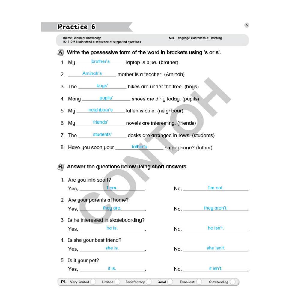 Intelek PBD ( Tahun 5 - 4 Subjek ) - Secondary / Sekolah Menengah