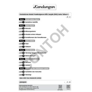Intelek PBD ( Tahun 6 - 4 Subjek ) - Secondary / Sekolah Menengah