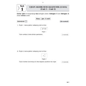 INTERVENSI UASA (2023) MATEMATIK (DWIBAHASA) THN 4-6 (2 IN 1)