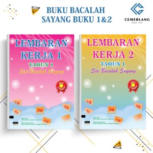 Lembaran Kerja ( Buku 1 - 2 ) - Kindergarten / Tadika