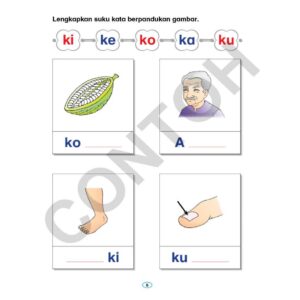 Lembaran Kerja ( Buku 1 - 2 ) - Kindergarten / Tadika