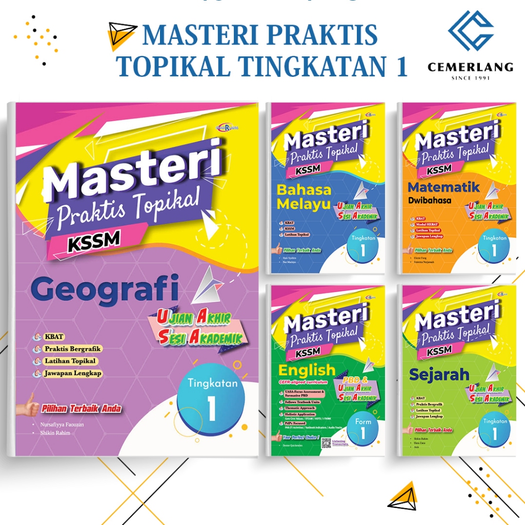 Masteri Topikal ( Tingakatan 1 - 6 Subjek ) - Secondary / Sekolah Menengah
