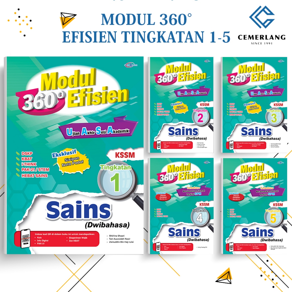 MODUL 360 EFISIEN SAINS TG 1-5 (2 IN 1)