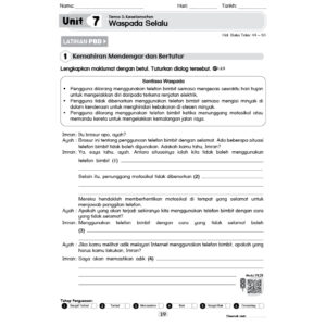 Modul Aktiviti PBD Intelektual BM（Tahun 1-6）