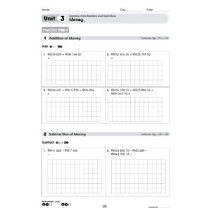 Modul Aktiviti PBD Intelektual Mathematics [ 2 in 1 ] （Year 4-6）
