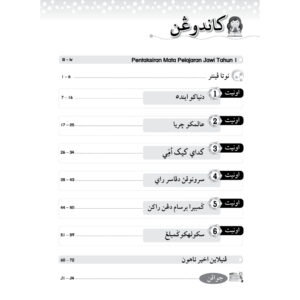 Modul Aktiviti PBD Intelektual Pelajaran Jawi（Tahun 1-6）