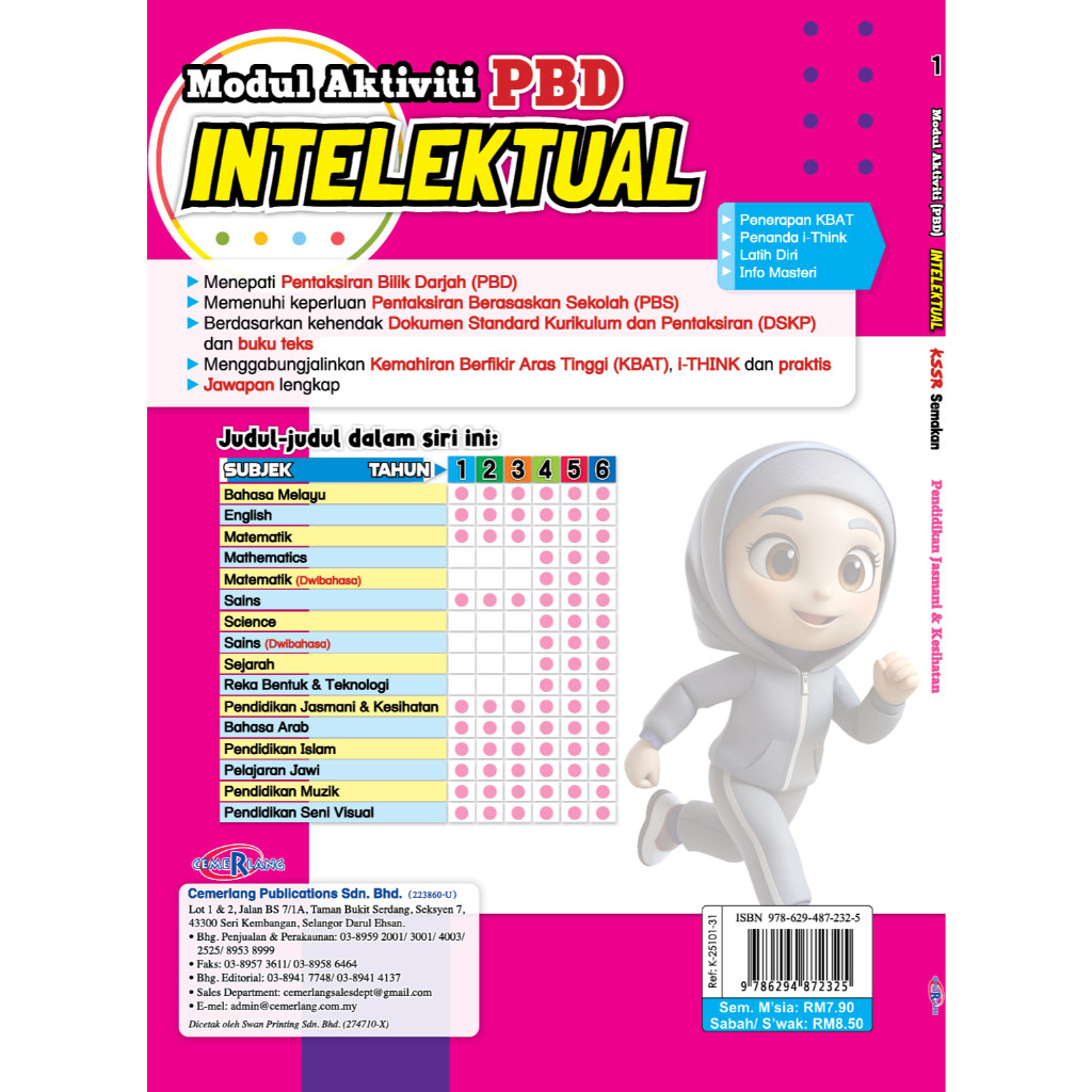 Modul Aktiviti PBD Intelektual Pendidikan Jasmani & Kesihatan(Tahun 1-6)