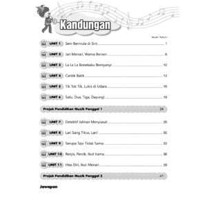 Modul Aktiviti PBD Intelektual Pendidikan Muzik（Tahun 1-4）