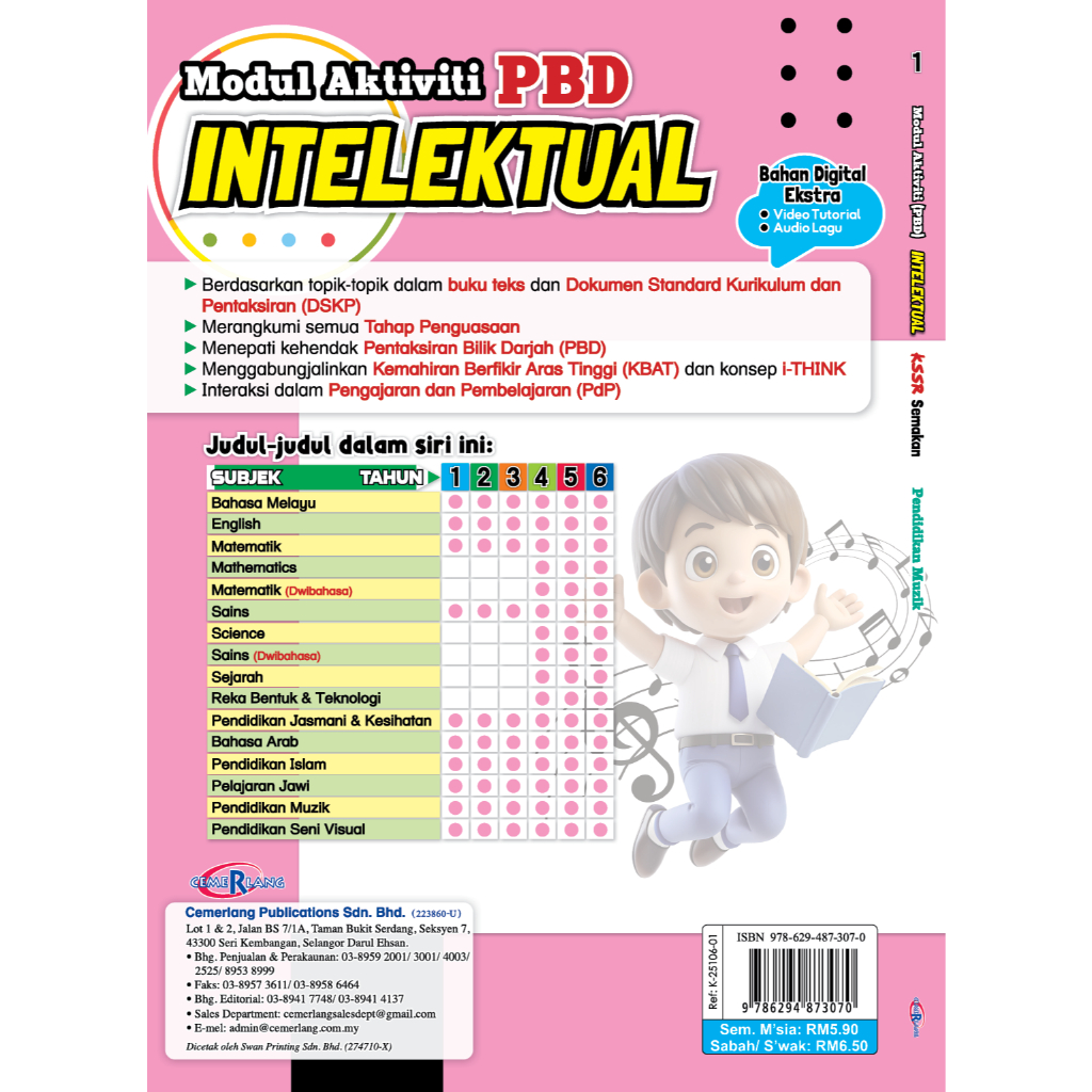 Modul Aktiviti PBD Intelektual Pendidikan Muzik(Tahun 1-4)