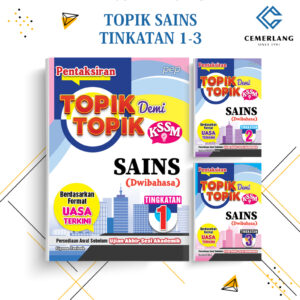 PENTAKSIRAN TOPIK DEMI TOPIK (2024)  SAINS TINGKATAN 1-3
