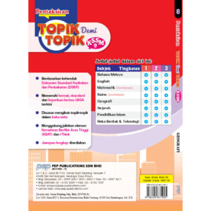 PENTAKSIRAN TOPIK DEMI TOPIK GEOGRAFI TINGKATAN 1-3