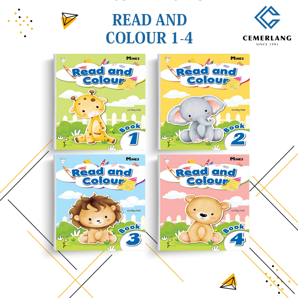 Read and Colour ( 1 - 4 ) - Kindergarten