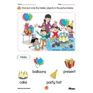 Read and Colour ( 1 - 4 ) - Kindergarten
