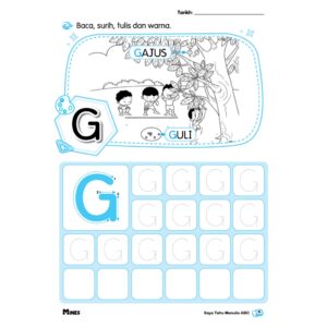 Saya Tahu Menulis ( ABC / abc ) - Kidergarten / Tadika