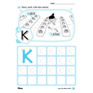 Saya Tahu Menulis ( ABC / abc ) - Kidergarten / Tadika