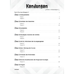 SKOR SUKSES UASA BM Penulisan [ Bahagian C ]  ( Tahun 4-6 )