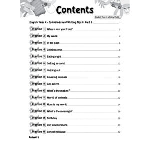 SKOR SUKSES UASA English Writing [ Part 6 ]  ( Year 4-6 )