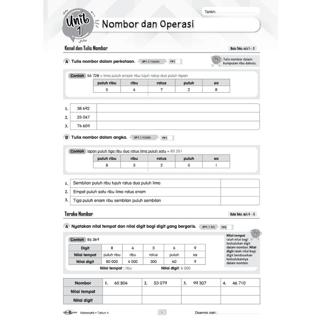 SKOR SUKSES UASA Matematik ( Year 4-6 )