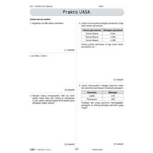 SKOR SUKSES UASA Matematik  ( Year 4-6 )