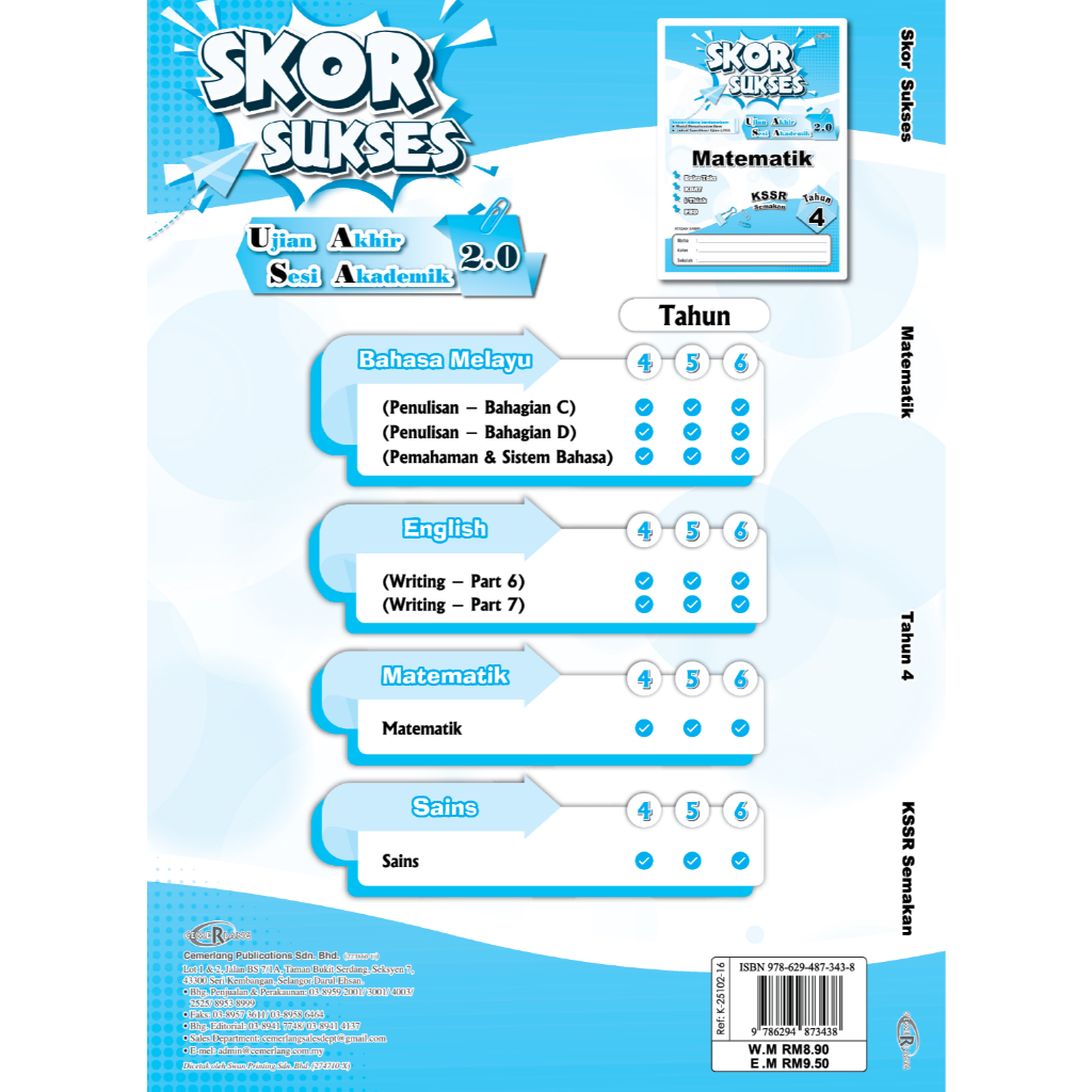 SKOR SUKSES UASA Matematik ( Year 4-6 )