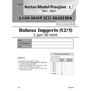 Smart Up Kertas Model UASA English Form 1,2,3
