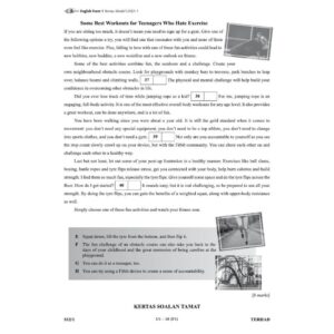 Smart Up Kertas Model UASA English Form 1,2,3