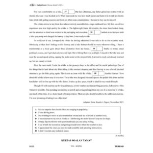 Smart Up Kertas Model UASA English Form 1,2,3