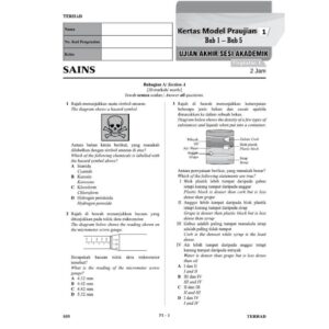 Smart Up Kertas Model UASA Sains Tingkatan 1,2,3