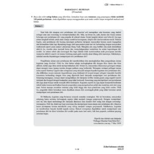 Super Fokus Kertas Model SPM