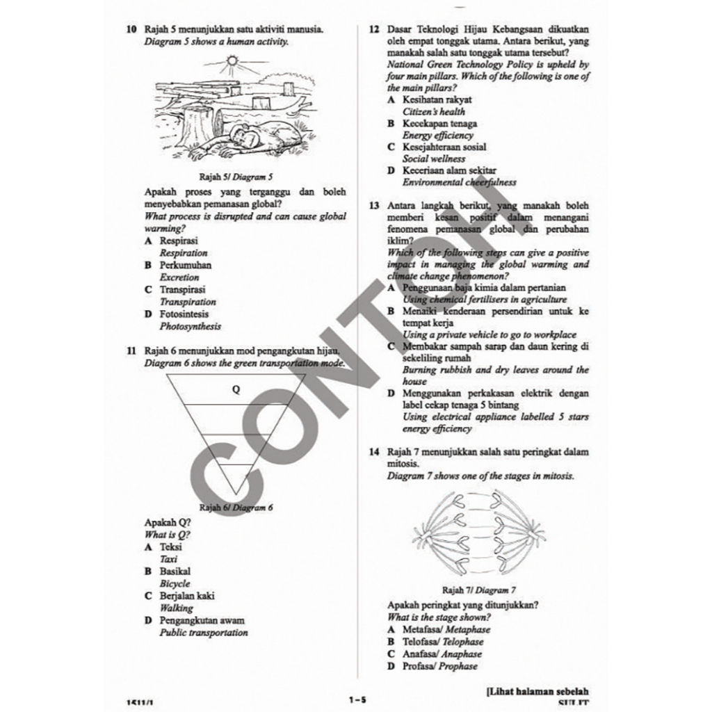 Transformasi S4art Kertas Model PRA-SPM Sains (Dwibahasa) T4