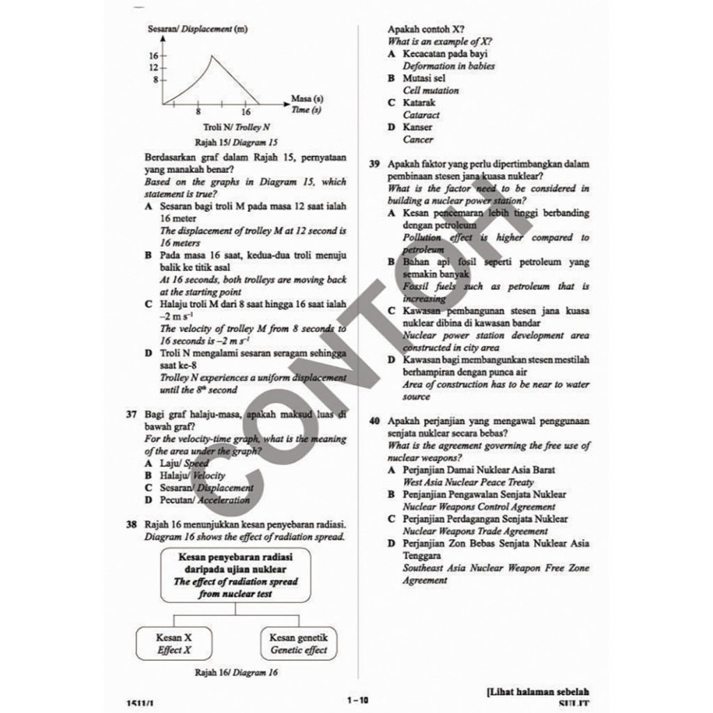 Transformasi S4art Kertas Model PRA-SPM Sains (Dwibahasa) T4