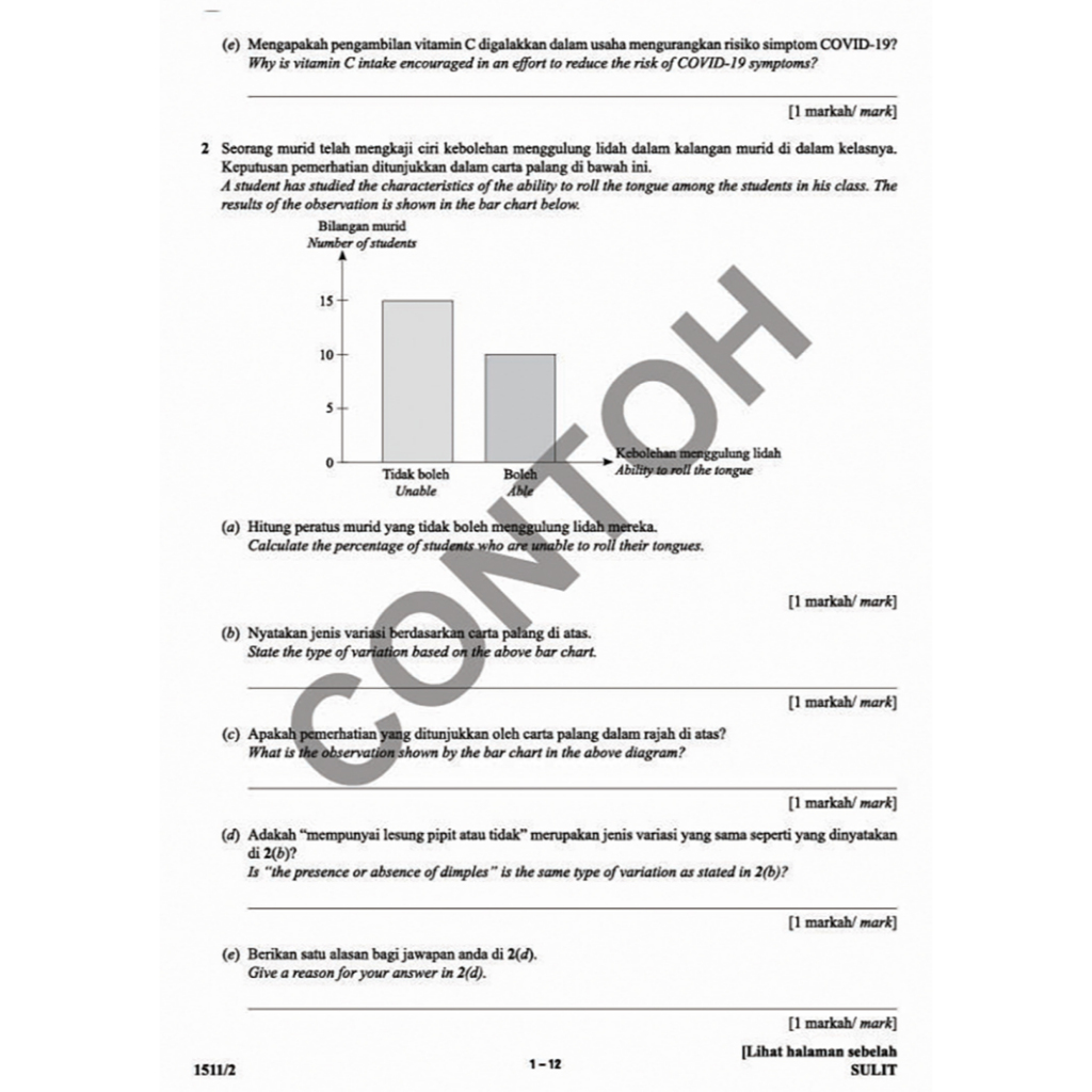 Transformasi S4art Kertas Model PRA-SPM Sains (Dwibahasa) T4