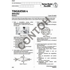 Transformasi Smart Kertas Model PRA-SPM Biologi K1 & K2 (Dwibahasa) T4