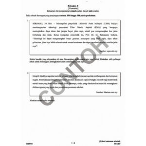 Transformasi Smart Kertas Model Pra SPM BM T4