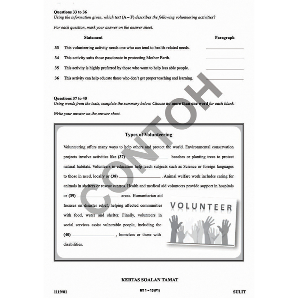 Transformasi Smart Kertas Model Pra-SPM English Form 4 CEFR-aligned