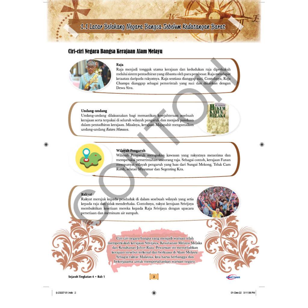 Wow Nota Bergrafik Sejarah ( Tingkatan 4 & 5 ) - Secondary / Sekolah Menengah