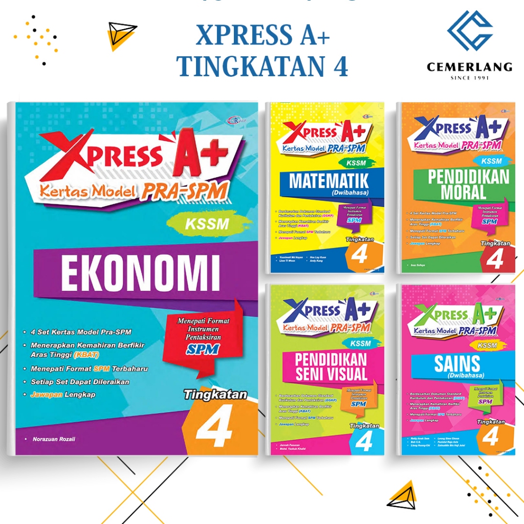 Xpress A+ Pra-SPM ( Tingkatan 4 - 13 Subjek ) - Secondary / Sekolah Menengah