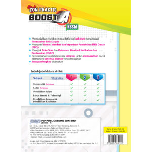 ZON PRAKTIS BOOST A PJ & PK TINGKATAN 1-3 (2024)