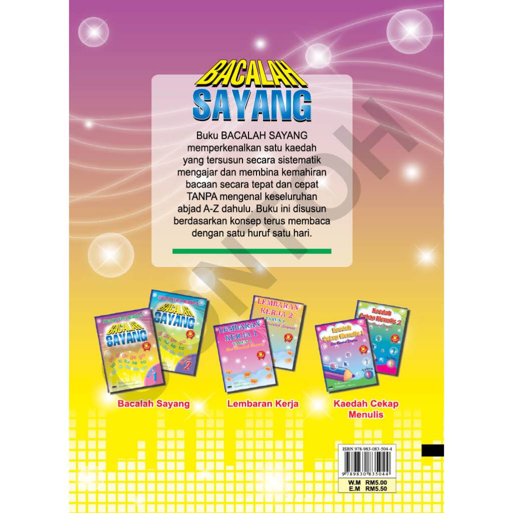 Bacalah Sayang ( Buku 1 - 2 )